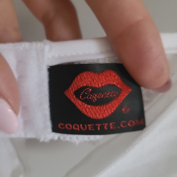 Coquette White Lingerie Bra - Picture 5 of 8